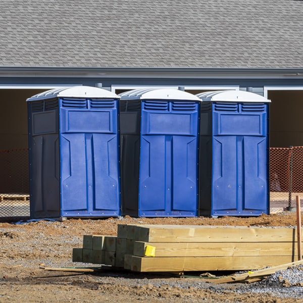 how do you dispose of waste after the portable toilets have been emptied in Minerva Park